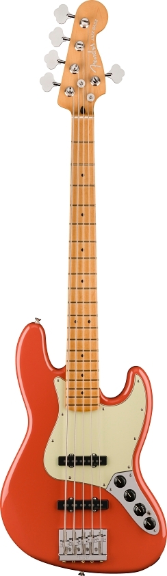 Player Plus Active Jazz Bass® V - Fiesta Red