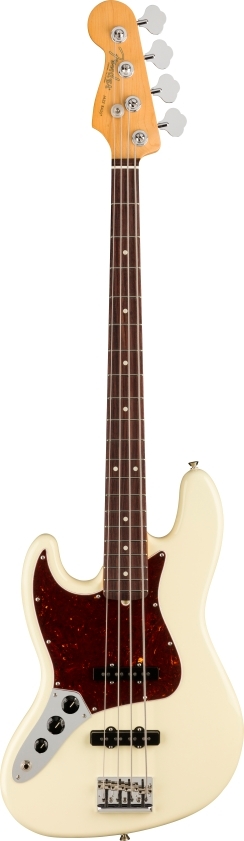 American Professional II Jazz Bass® Left-Hand - Olympic White