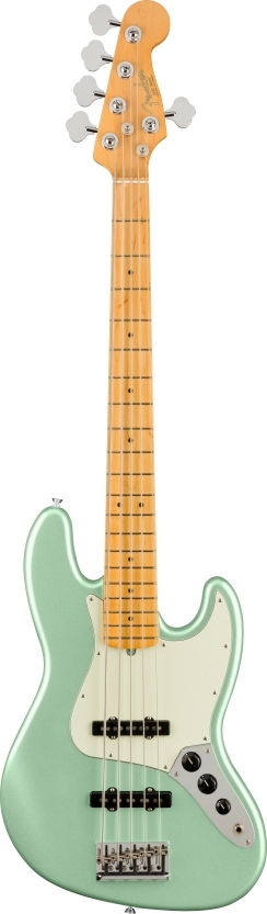 American Professional II Jazz Bass® V - Mystic Surf Green