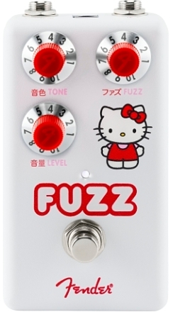 Fender® x Hello Kitty® White Fuzz Pedal - 