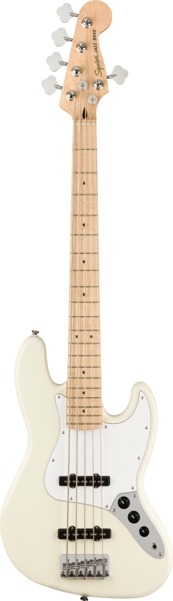 Affinity Series™ Jazz Bass® V - Olympic White