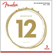 80/20 Bronze Acoustic Strings - 3-Pack - 