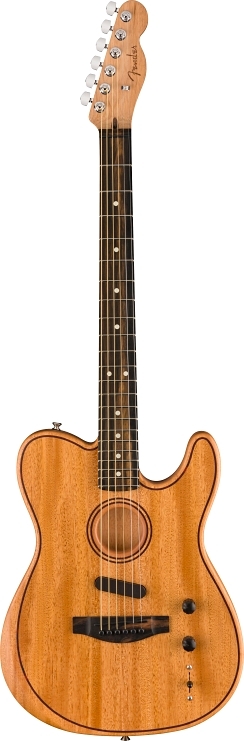 American Acoustasonic® Telecaster® All-Mahogany - Natural