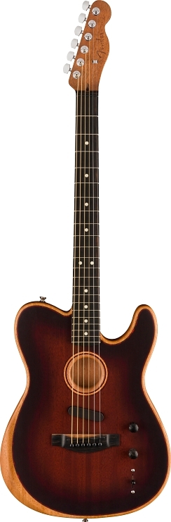 American Acoustasonic® Telecaster® All-Mahogany - Bourbon Burst