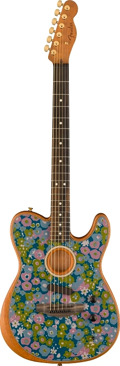 American Acoustasonic® Telecaster®, Blue Flower - 