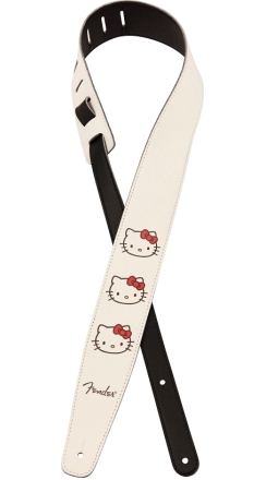 Fender® x Hello Kitty® White Vegan Leather Strap - 