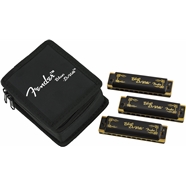 Blues DeVille Harmonicas - 3 Pack with Case - 