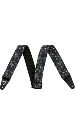 Hawaiian Straps - Black Floral