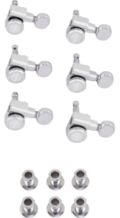 Locking Stratocaster®/Telecaster® Vintage Buttons Tuning Machine Set - 