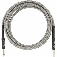 Professional Series Tweed Instrument Cables - White Tweed