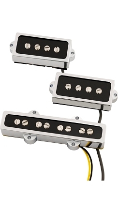 Cobalt Chrome P/J Bass® Pickup Set - 