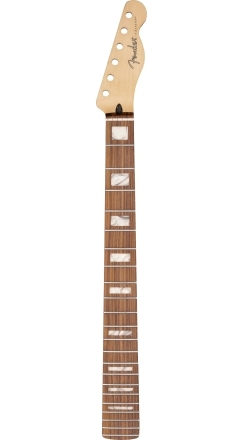 Player Series Telecaster® Neck w/Block Inlays, 22 Medium Jumbo Frets, Pau Ferro - 