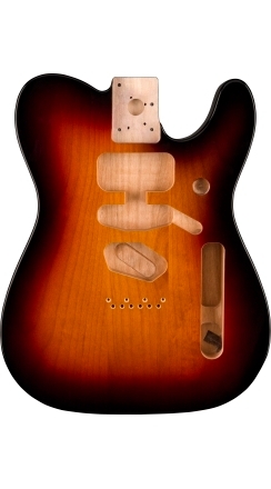 Deluxe Series Telecaster® Alder Body - 3-Color Sunburst