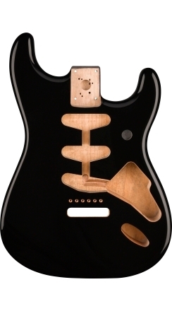 Classic Series 60's Stratocaster® SSS Alder Body Vintage Bridge Mount - Black - 