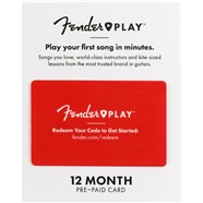 Fender Play™ Prepaid Cards - 