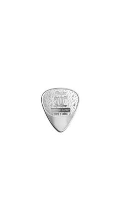 Fender® 70th Anniversary Stratocaster® Sterling Silver Guitar Pick - 