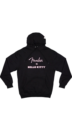 Fender® x Hello Kitty® Black Logo Hoodie - Black