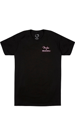 Fender® x Hello Kitty® Black Back Logo Tee - Black