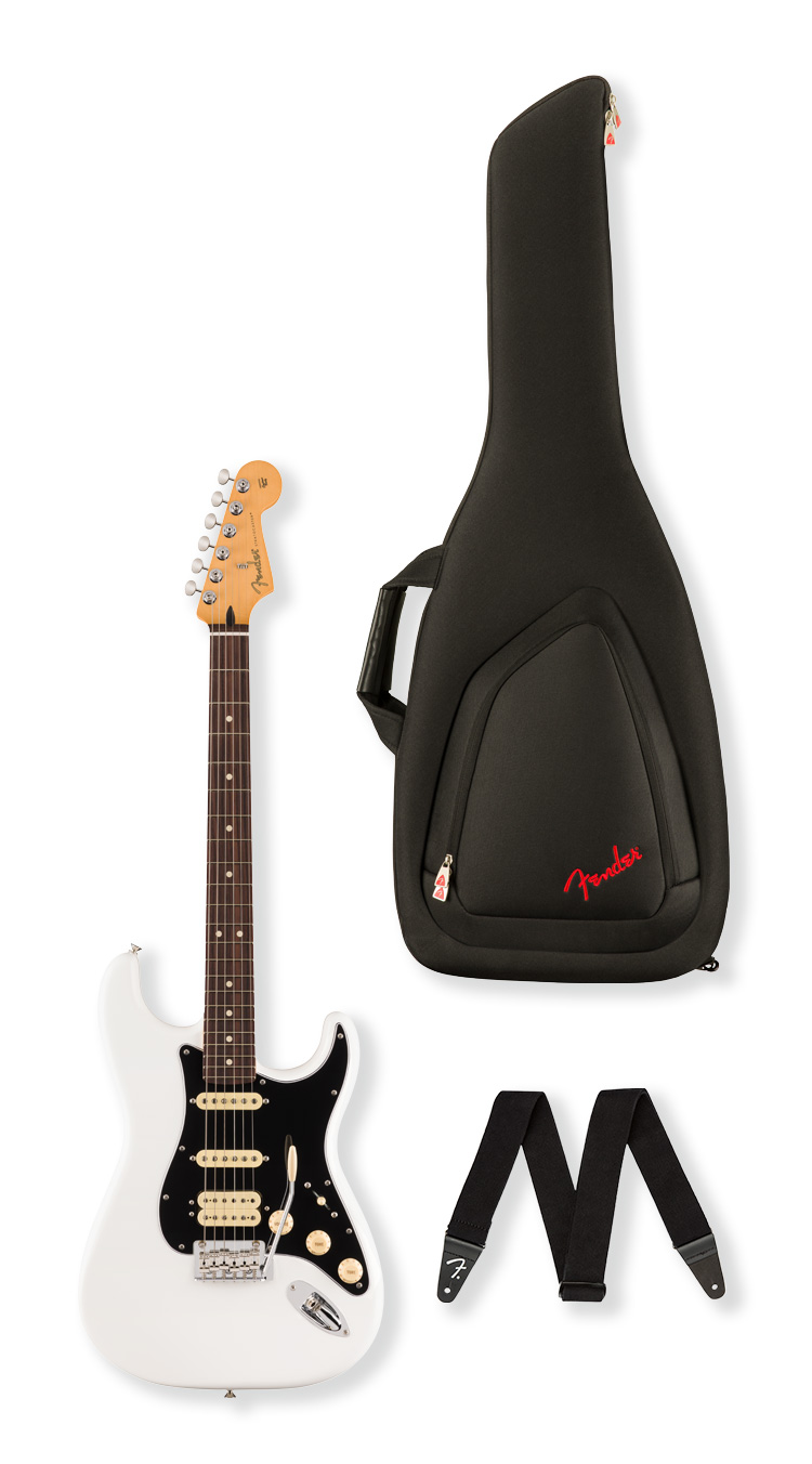 Player II Stratocaster HSS Essentials Bundle #2