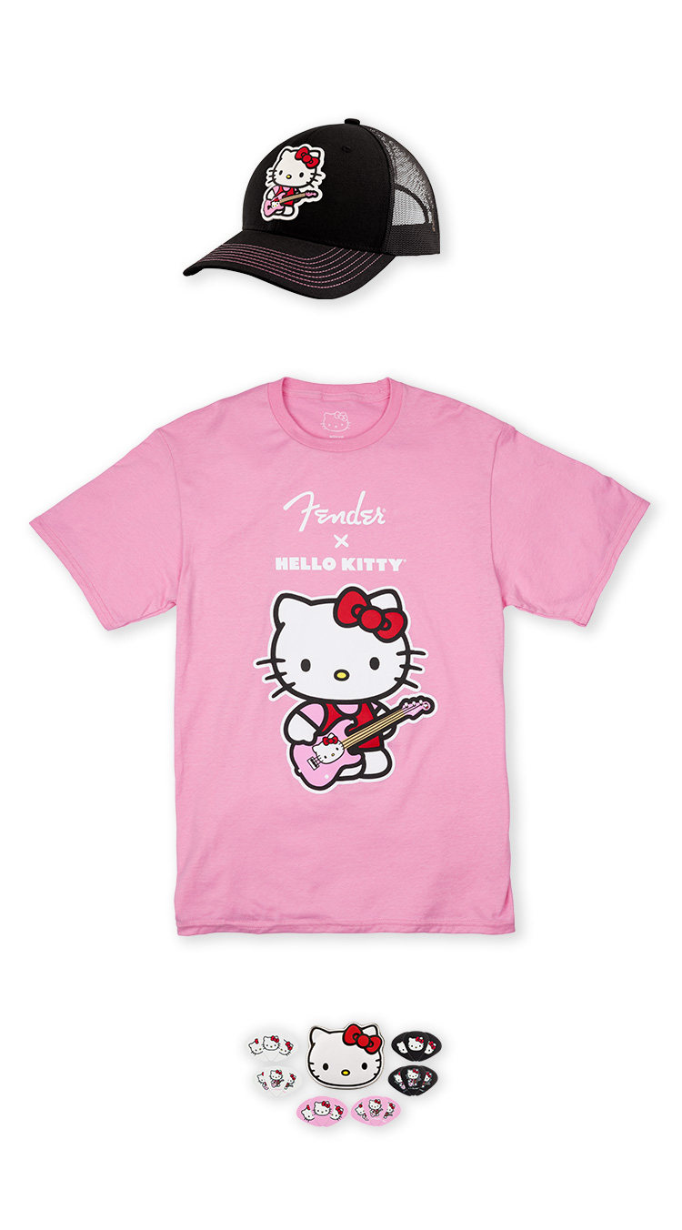 Hello Kitty Pink Tee Medium Bundle