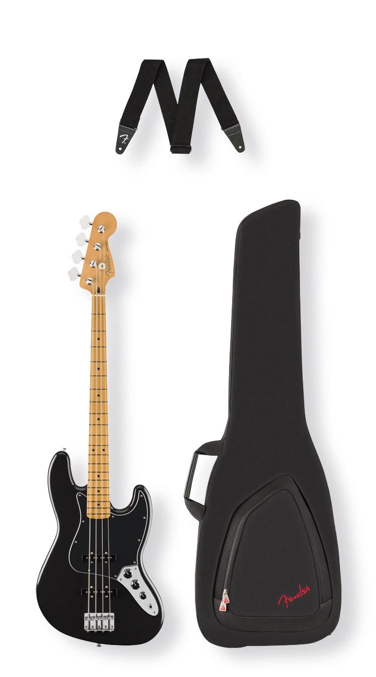 Player II Jazz Bass Essentials Bundle