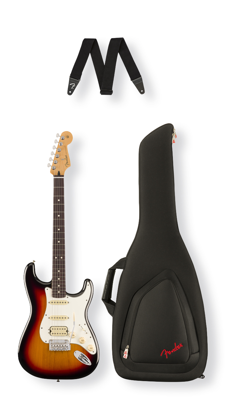 Player II Stratocaster HSS Essentials Bundle