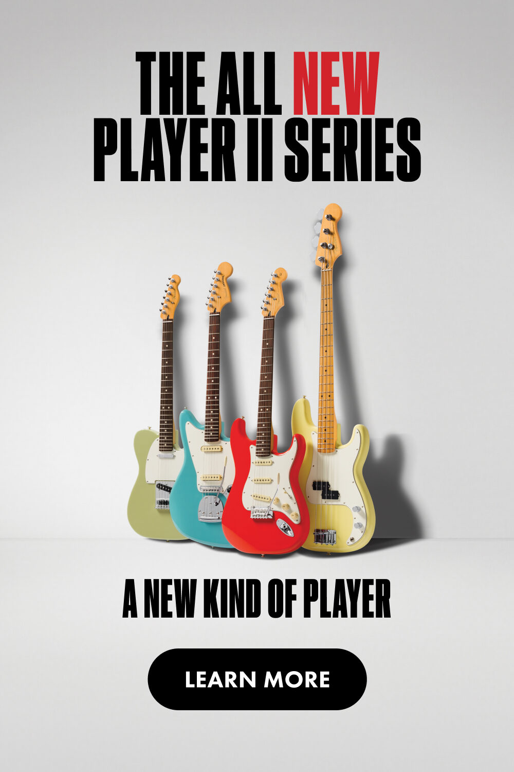 Fender Player II Series Electric Guitars - Learn More