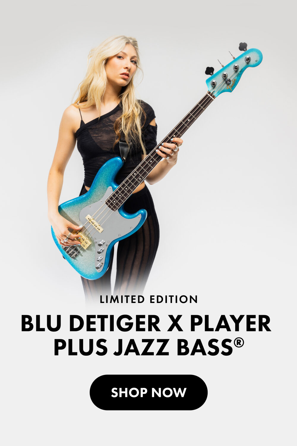 Limited Edition - Blu DeTiger x Player Plus Jazz Bass
